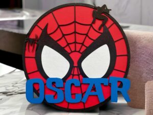 Spider Man Name Board