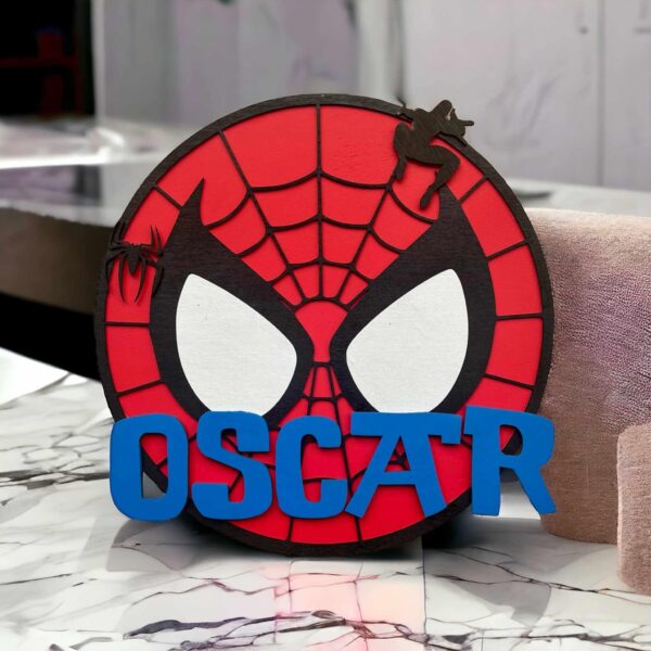 Spider Man Name Board