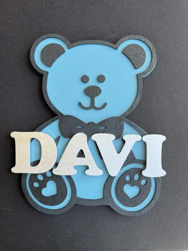 Teddy Bear Name Board