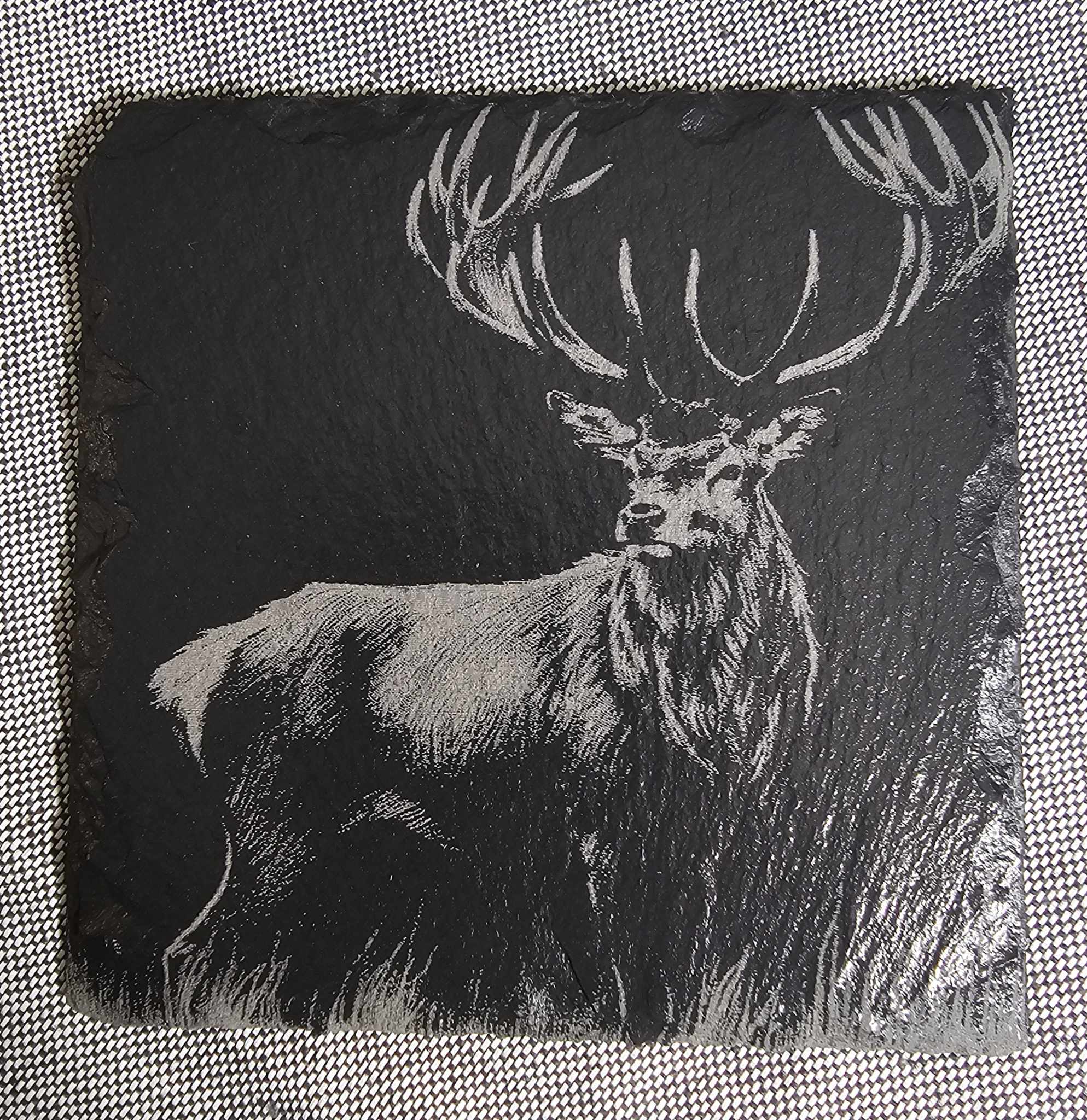 Highland Cow Slate Coasters (6-Pack) - Image 4