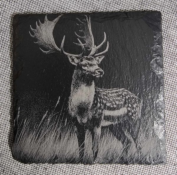 Highland Cow Slate Coasters (6-Pack) - Image 3