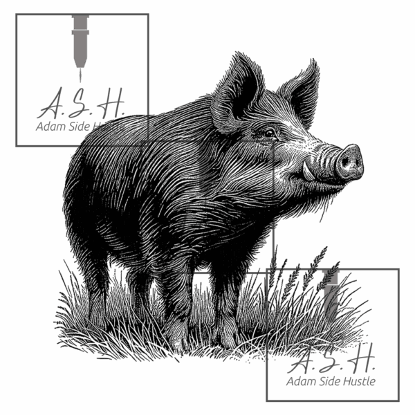 Poaka - Pig Standing