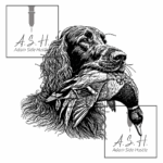 Spaniel Head Duck Dog