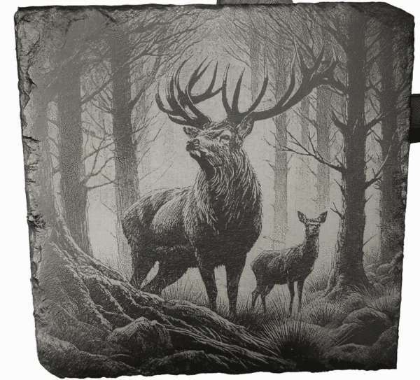 Hunting and Fishing Slate Coaster (4-Pack) - Image 4