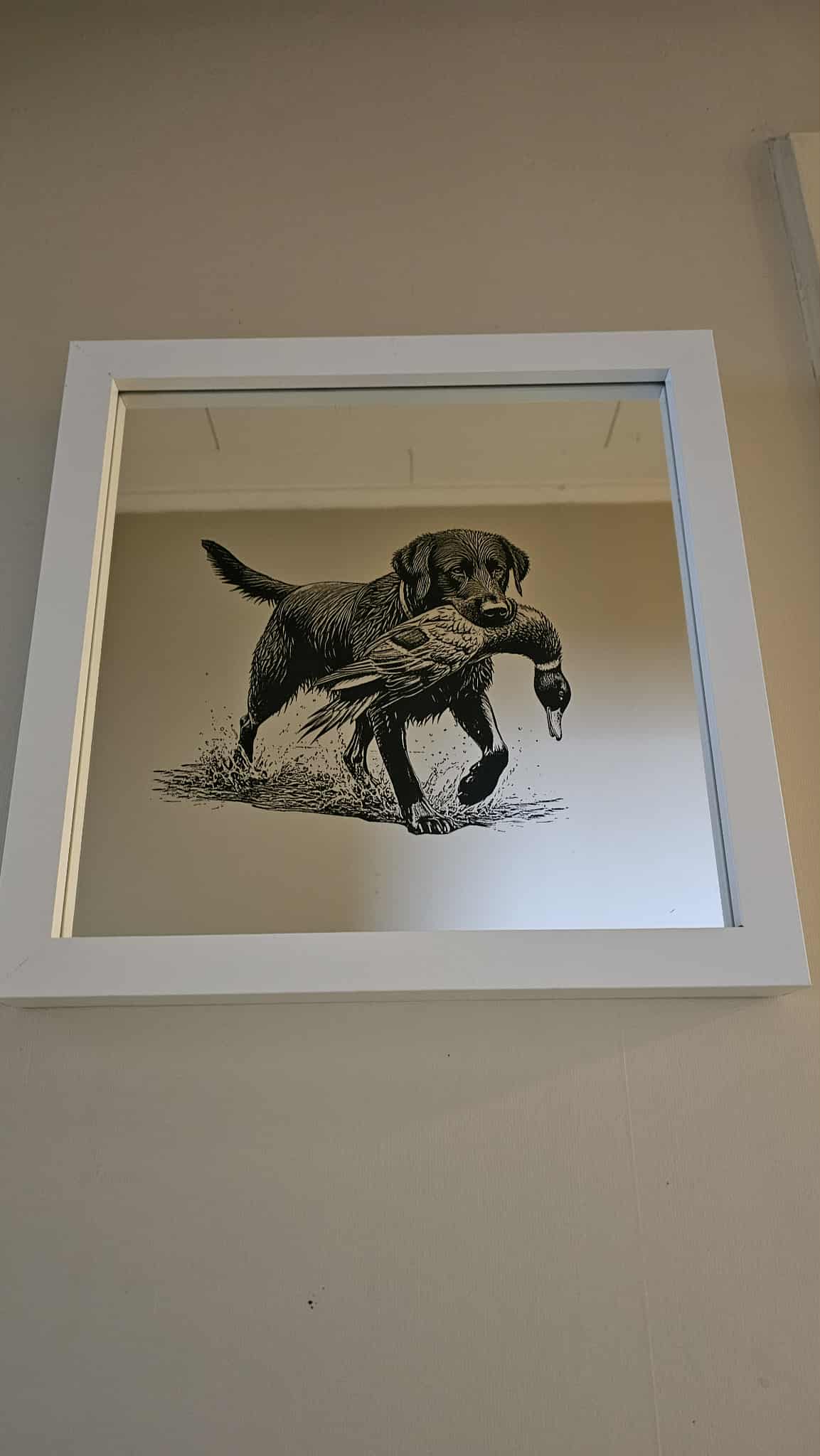 35cm x 35cm Frame Mirror - Image 6