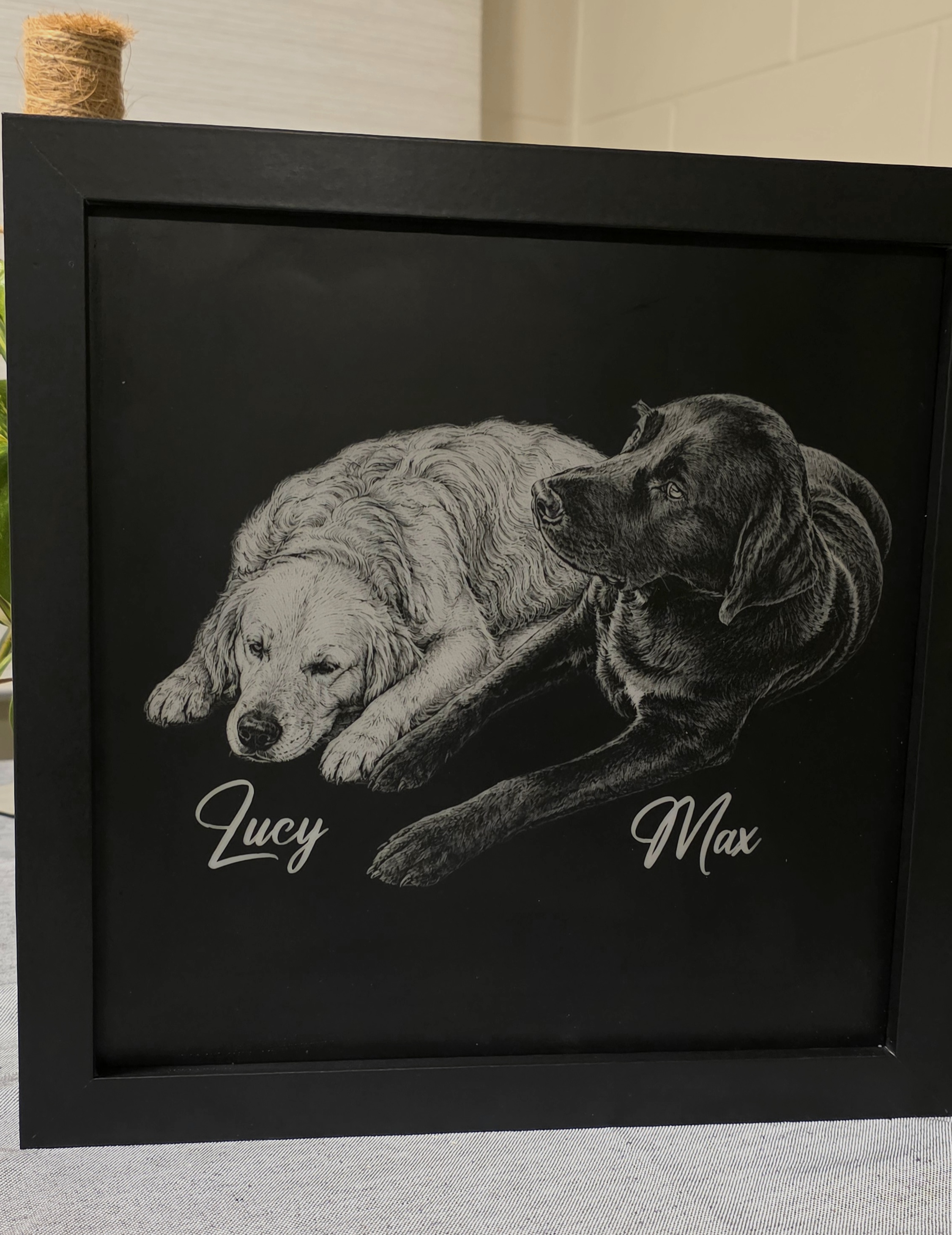 Shadowglass Framed Engraved Panel - Image 3
