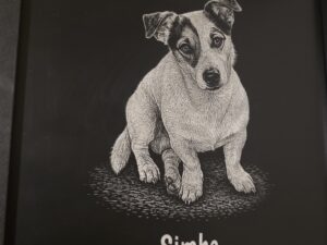 Shadowglass Framed Engraved Panel